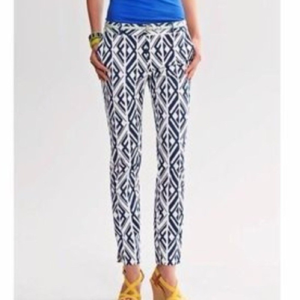 Patterned Banana Republic Pants - Size 14